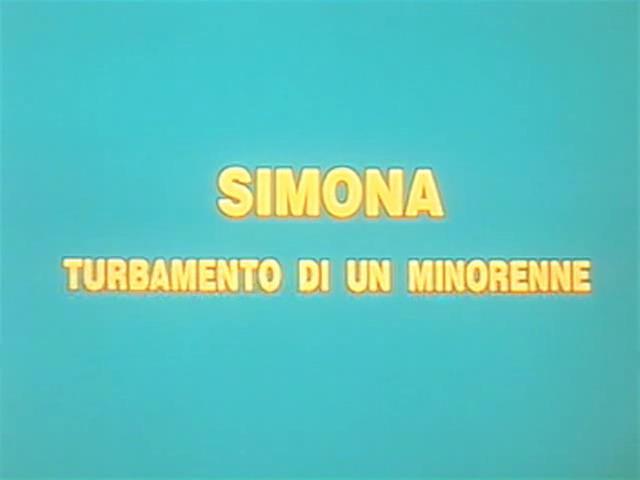 Simona - Turbamento di un minorenne / :  (Lawrence Webber) [1993 ., feature, straight, anal, group, DP, DVDRip] (Simona Valli) (una)