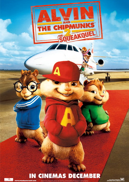 Элвин и бурундуки 2 / Alvin and the Chipmunks: The Squeakquel (2009/CAMRip/PROPER)