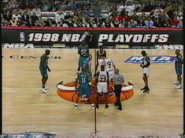 NBA  1997/98.   . 1- . Chicago Bulls - Charlotte Hornets [1998 ., , VHSRip]