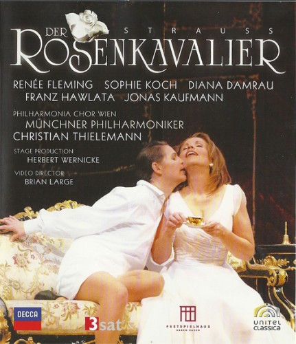 Richard Strauss - Der Rosenkavalier / Рихард Штраус - Кавалер розы (Christian Thielemann, Renée Fleming, Franz Hawlata, Sophie Koch, Diana Damrau) [2009 г., Blu-Ray, 1080i, опера]