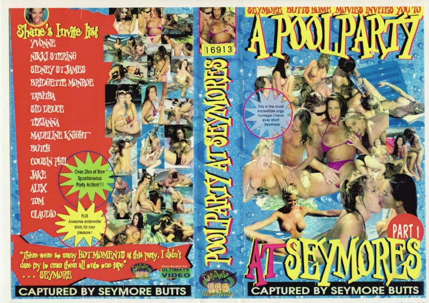 Pool Party at Seymore's 1 (Seymore Butts 20) /      (Seymore Butts, Ultimate Video) Bridgette Monroe, Gina Rome, Madelyn Night, Nici Sterling, Shane, Sid Deuce, Sydney St. James, Tabitha, Yvonne [1995 ., Gonzo, VHSRip]